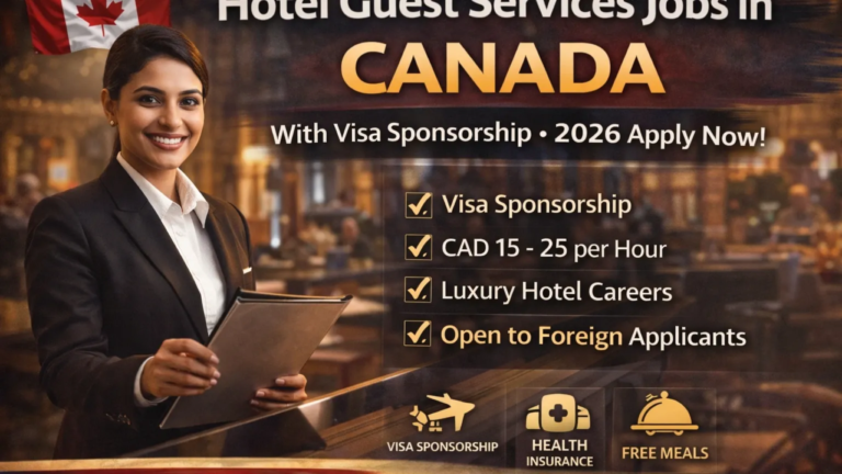 Hotel and Restaurant Jobs in Canada for Foreign Applicants