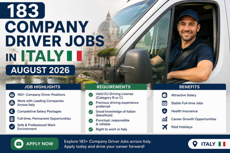 Company Driver Jobs in Italy